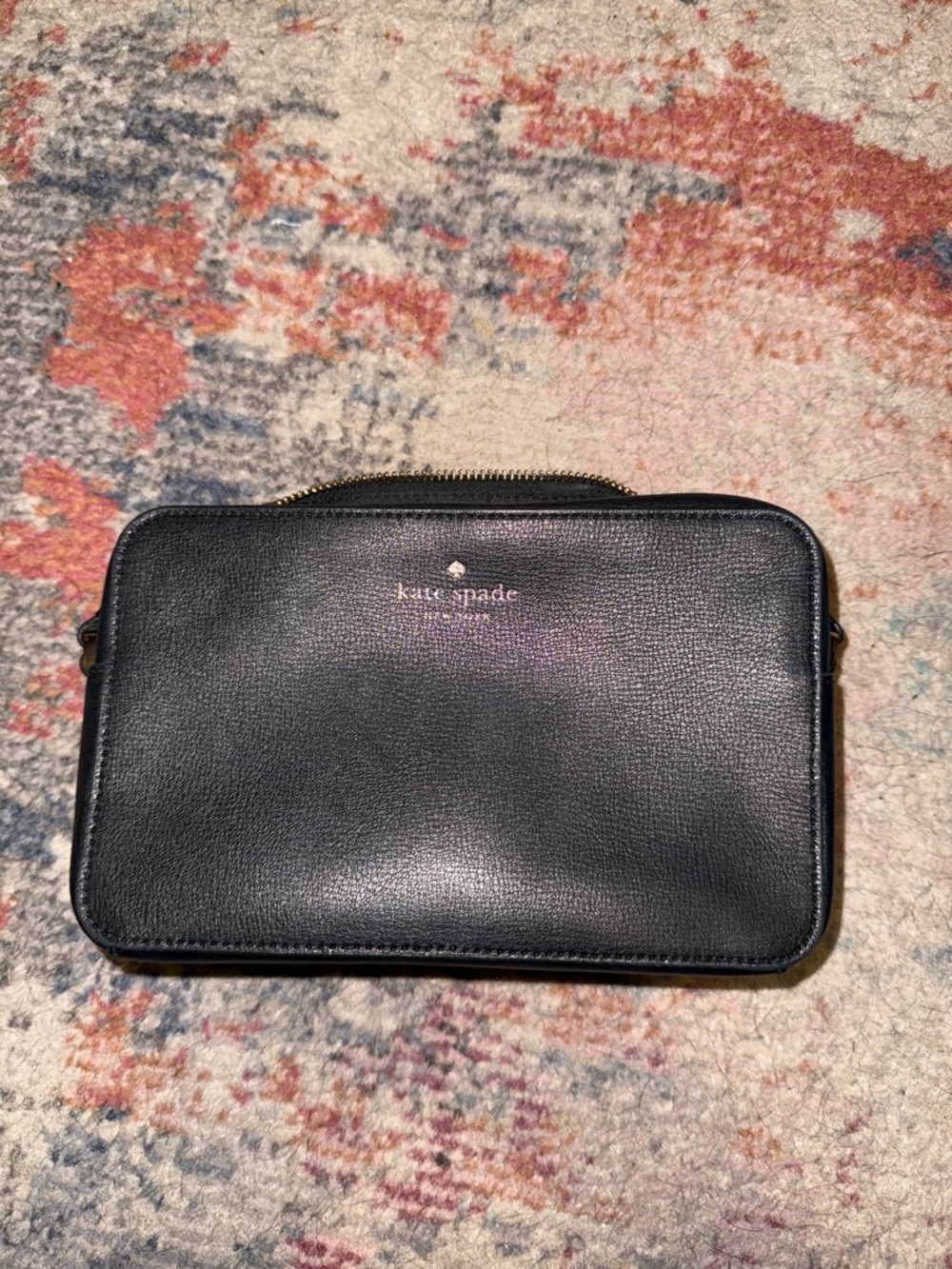 kate spade Black Pebbled Leather Crossbody